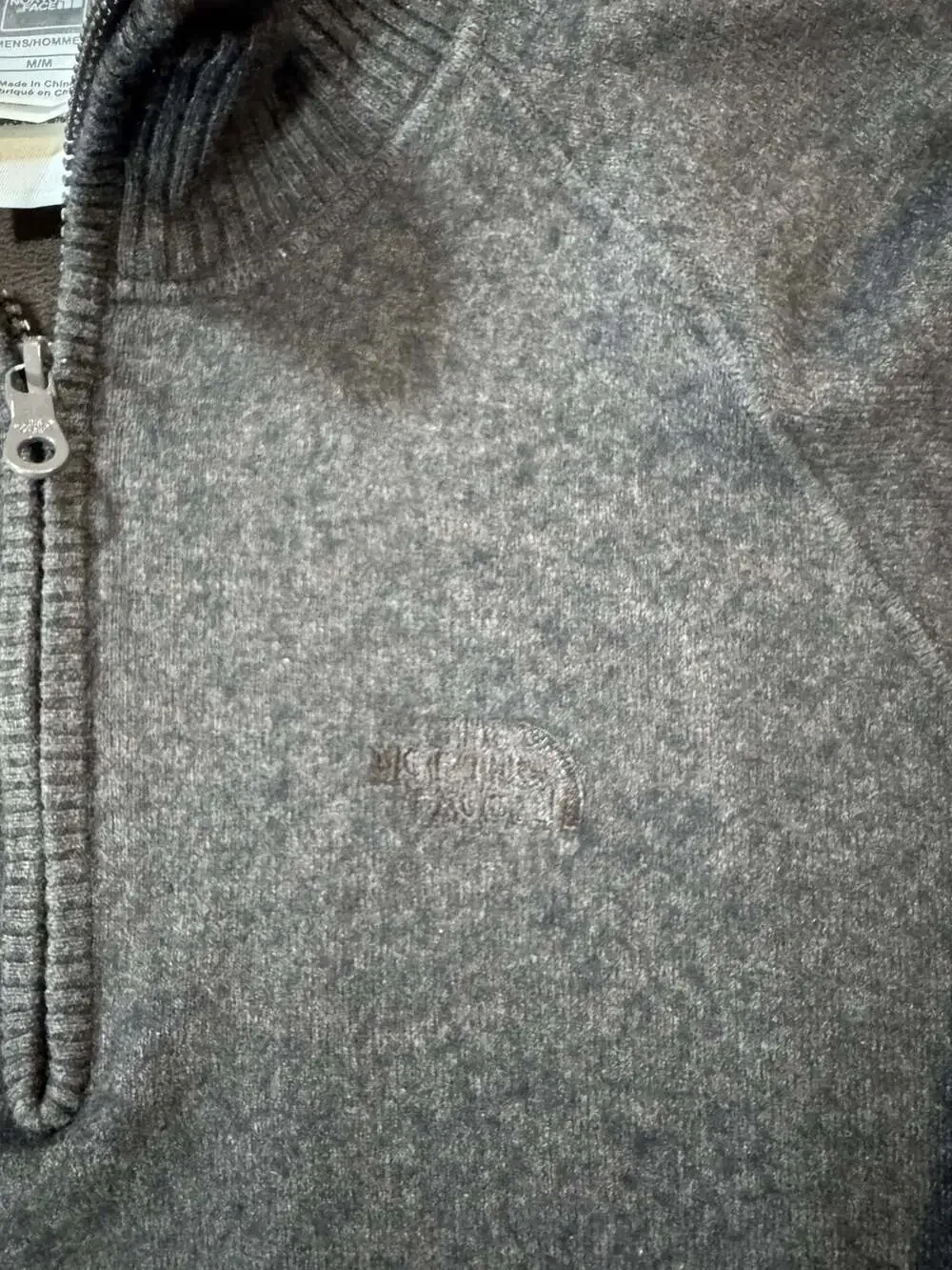 The North Face Men's Half-Zip sweater brown